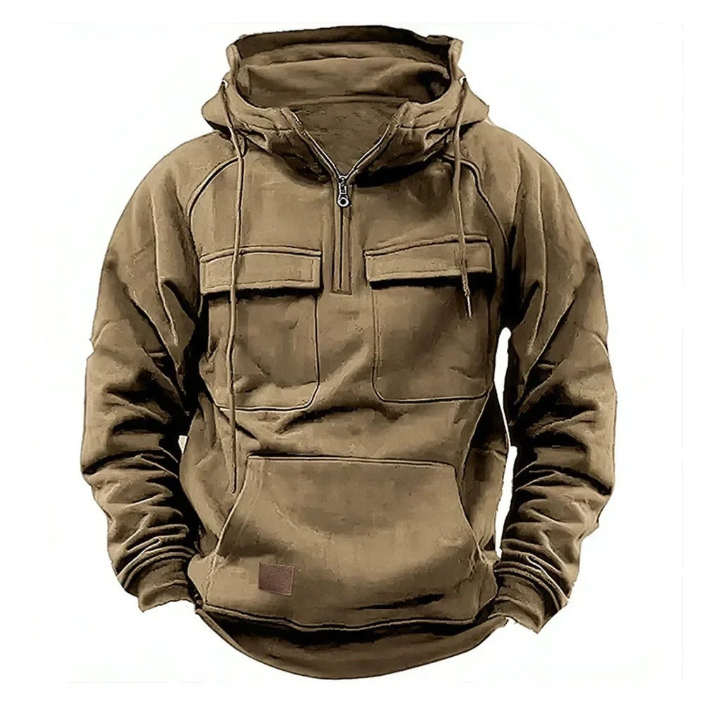 Heino ™ | Stylish Zip-Up Utility Hoodie