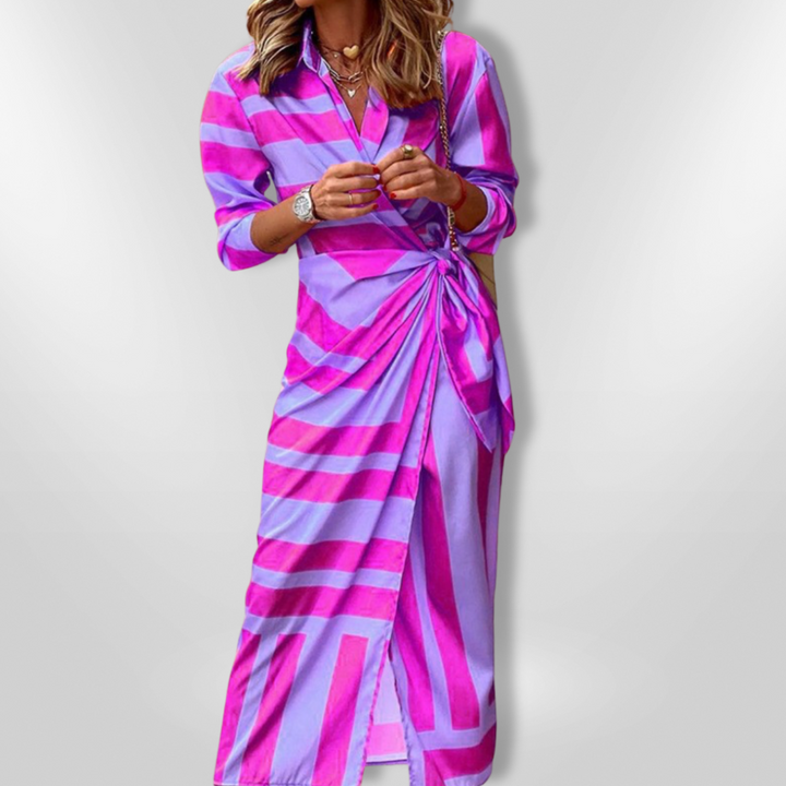 Beatrice™ | Printed Wrap Dress