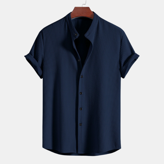 Carl ™ | Relaxed Fit Short Sleeve Button-Down Shirt