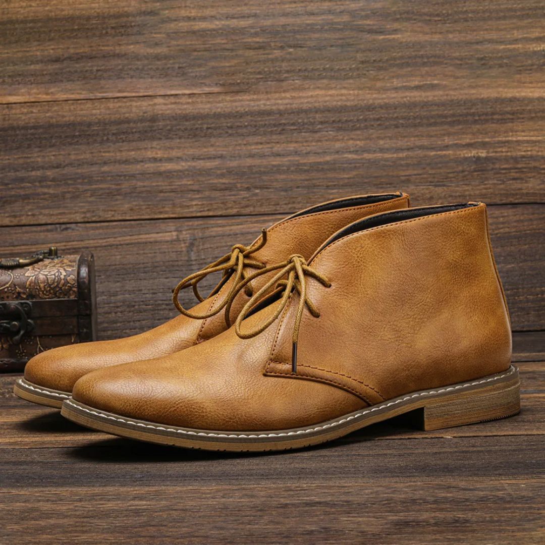 Henrik ™ | Premium Leather Chukka Boots