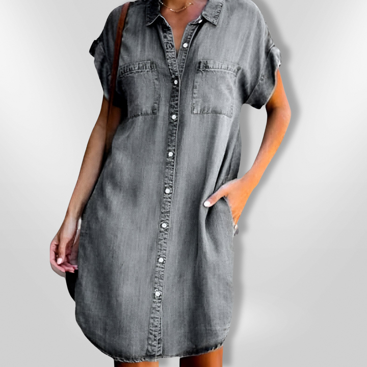 Kristen™ | Summer Denim Dress