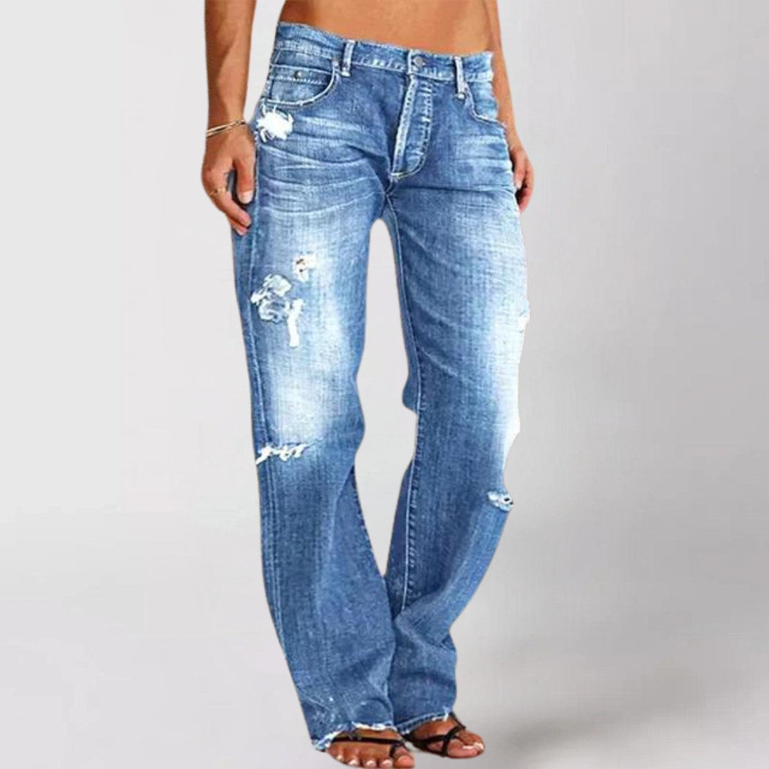 Chelsea™ | Loose Wide-Leg Denim Jeans