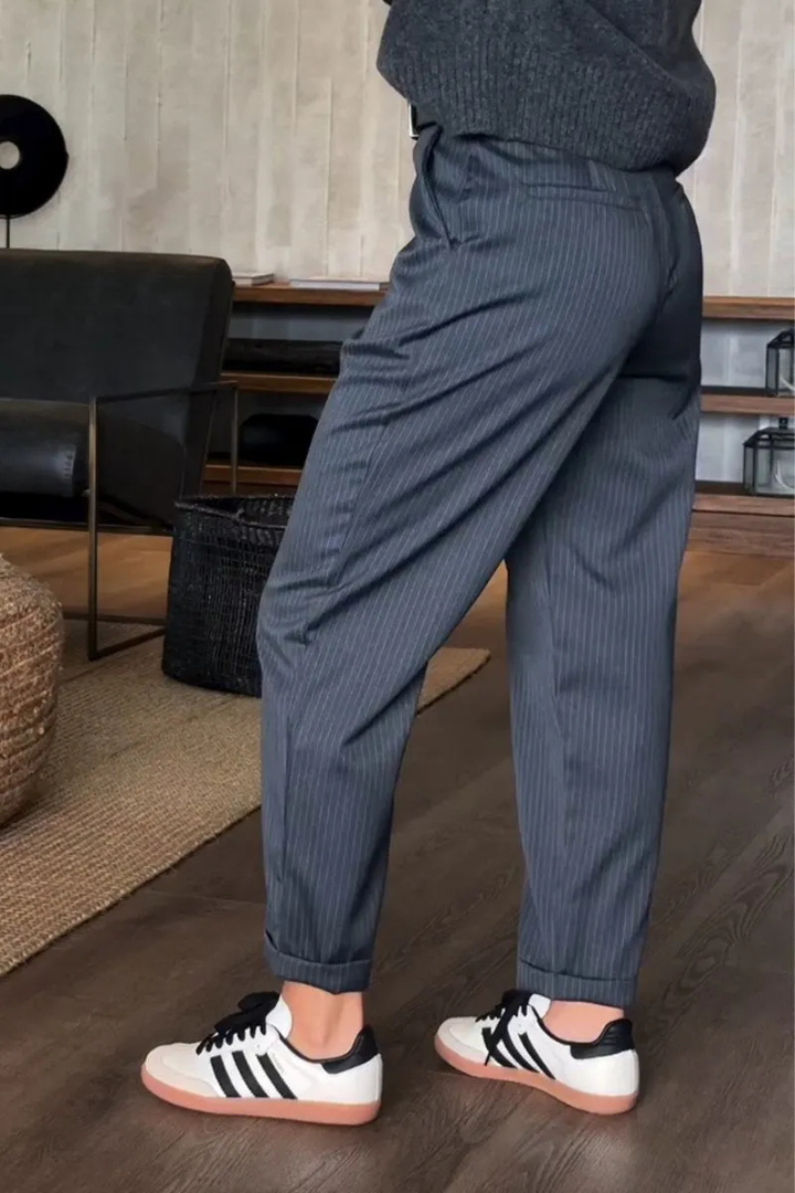 Daphne™ | Pinstripe Tailored Trousers