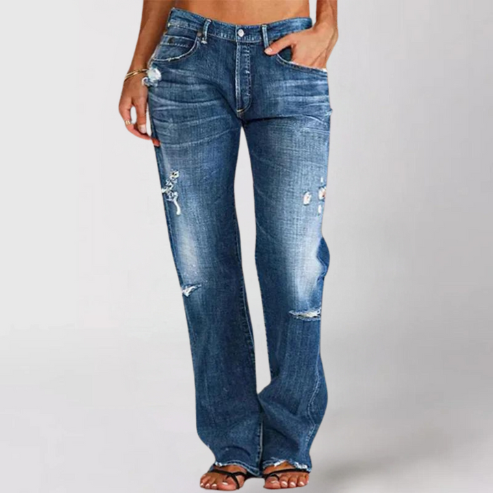 Chelsea™ | Loose Wide-Leg Denim Jeans