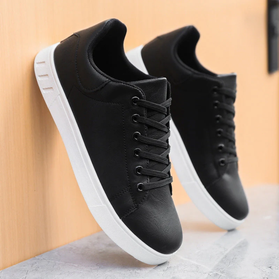 Josef ™ | Stylish Brown Leather Sneakers