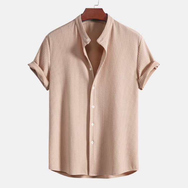 Carl ™ | Relaxed Fit Short Sleeve Button-Down Shirt