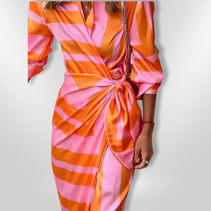 Beatrice™ | Printed Wrap Dress