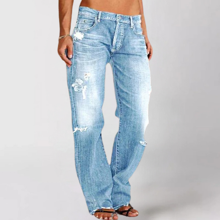 Chelsea™ | Loose Wide-Leg Denim Jeans