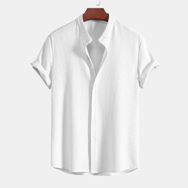 Carl ™ | Relaxed Fit Short Sleeve Button-Down Shirt