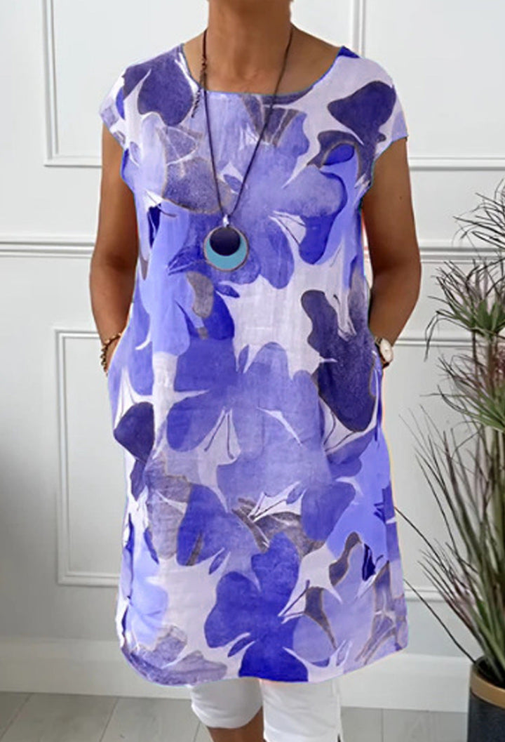 Jill™ | Comfortable Dress With Butterfly Print