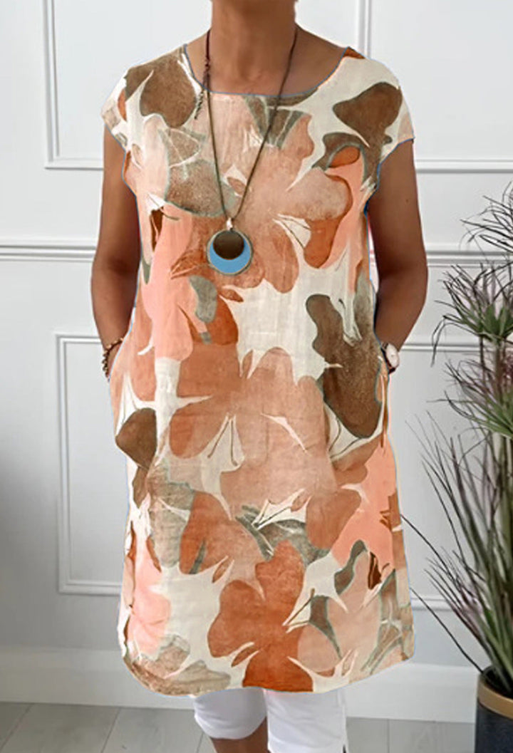 Jill™ | Comfortable Dress With Butterfly Print