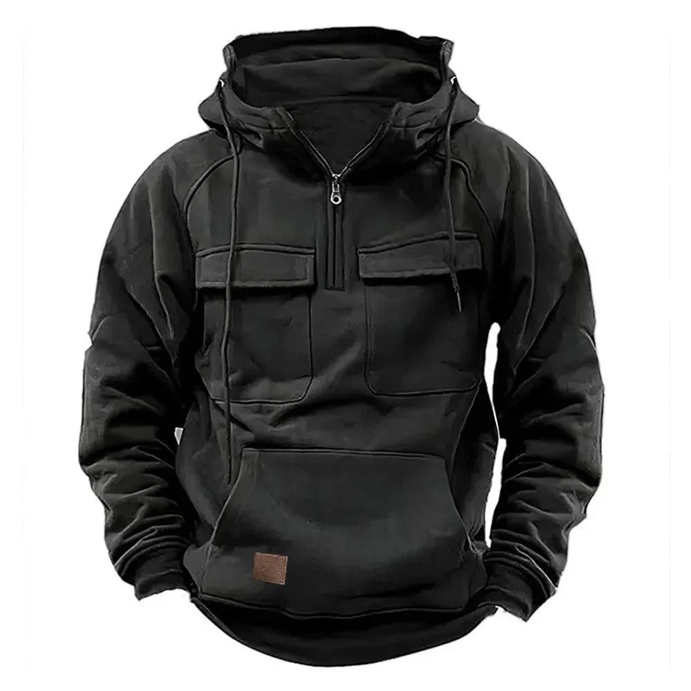 Heino ™ | Stylish Zip-Up Utility Hoodie