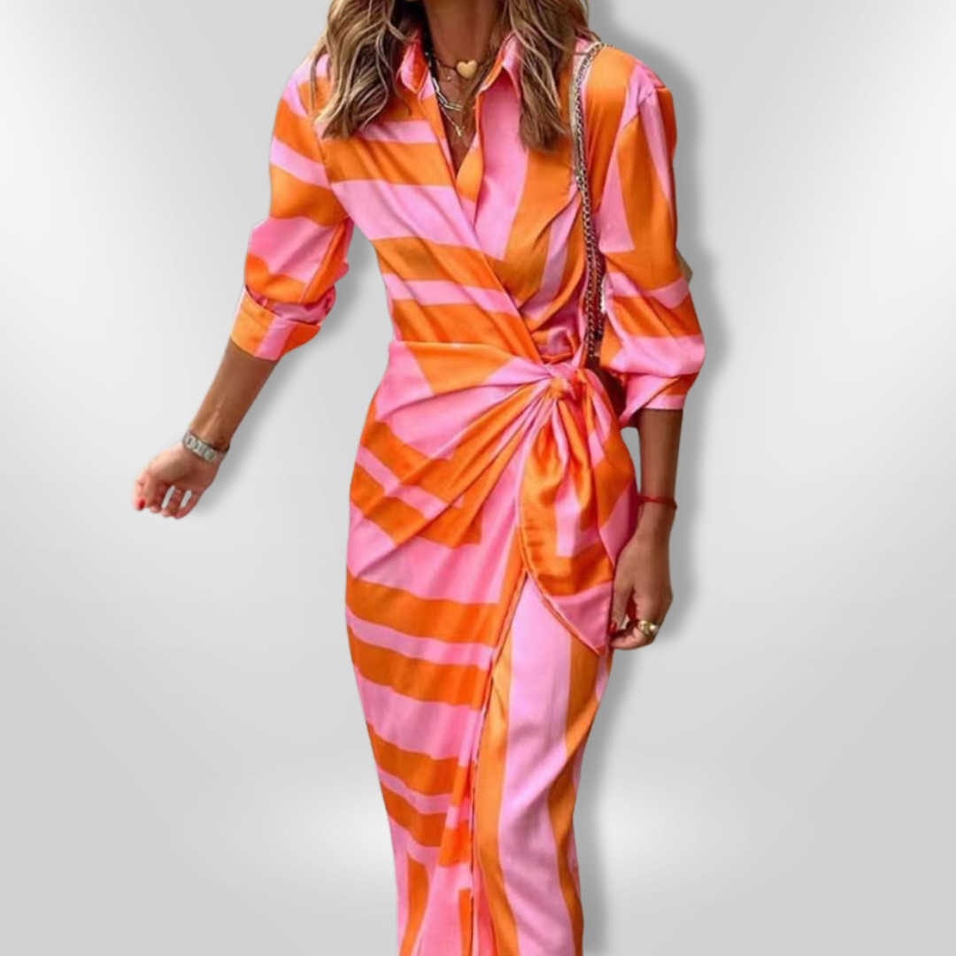 Beatrice™ | Printed Wrap Dress