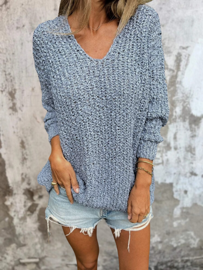 Jamie™ | Cozy Textured Knit Sweater