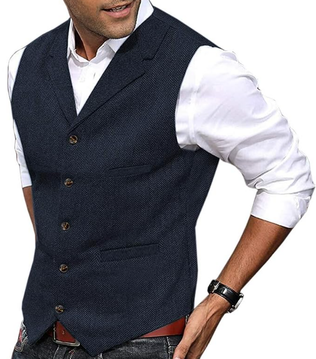 Anders™ | Stylish Tailored Button-Up Vest