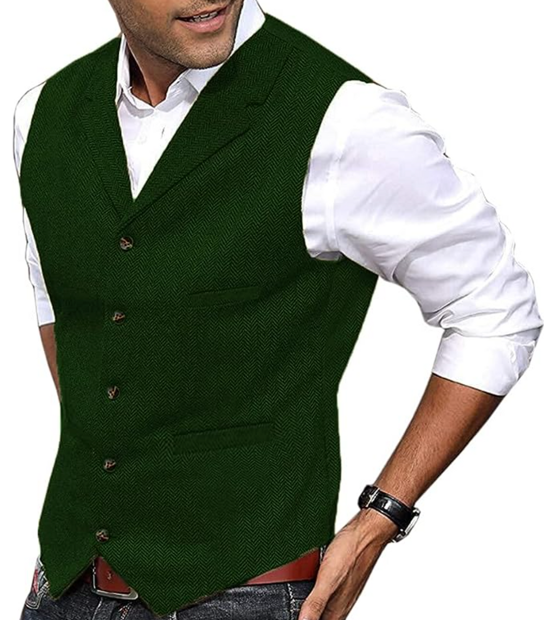 Anders™ | Stylish Tailored Button-Up Vest