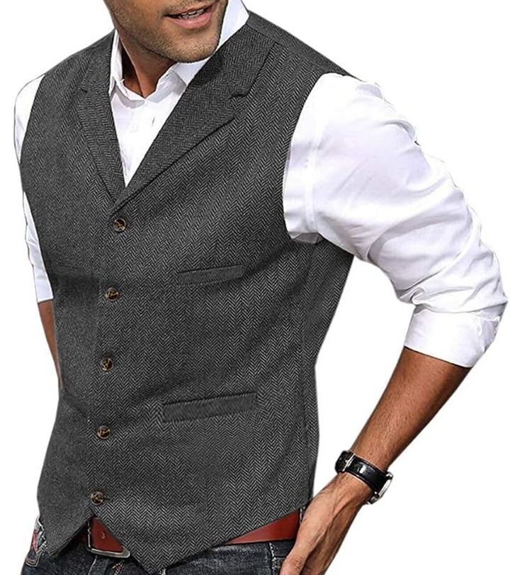 Anders™ | Stylish Tailored Button-Up Vest