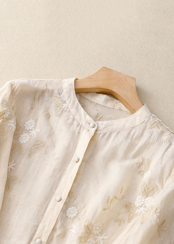 Camila™ | Elegant Embroidered Blouse