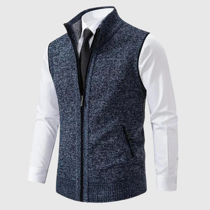 Louis™ | Stylish Zip-Up Knit Vest