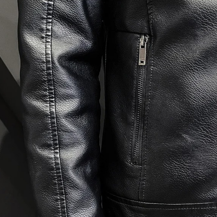 Leif ™ | Fur Lined Leather Jacket