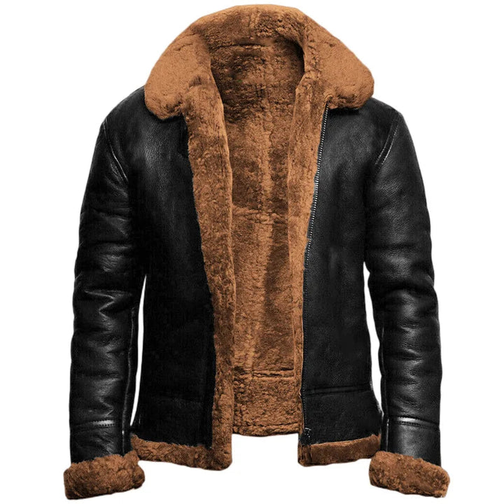 Anker™ | Stylish Shearling Aviator Jacket