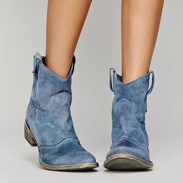 Willow™ | Vintage Cowboy Ankle Boots