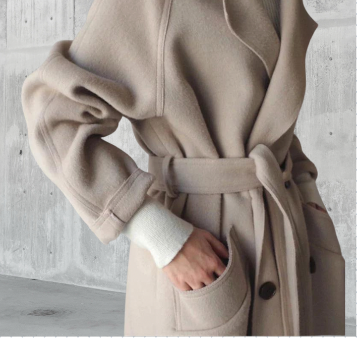 Kaitlyn™ | Elegant Wool-Blend Long Coat