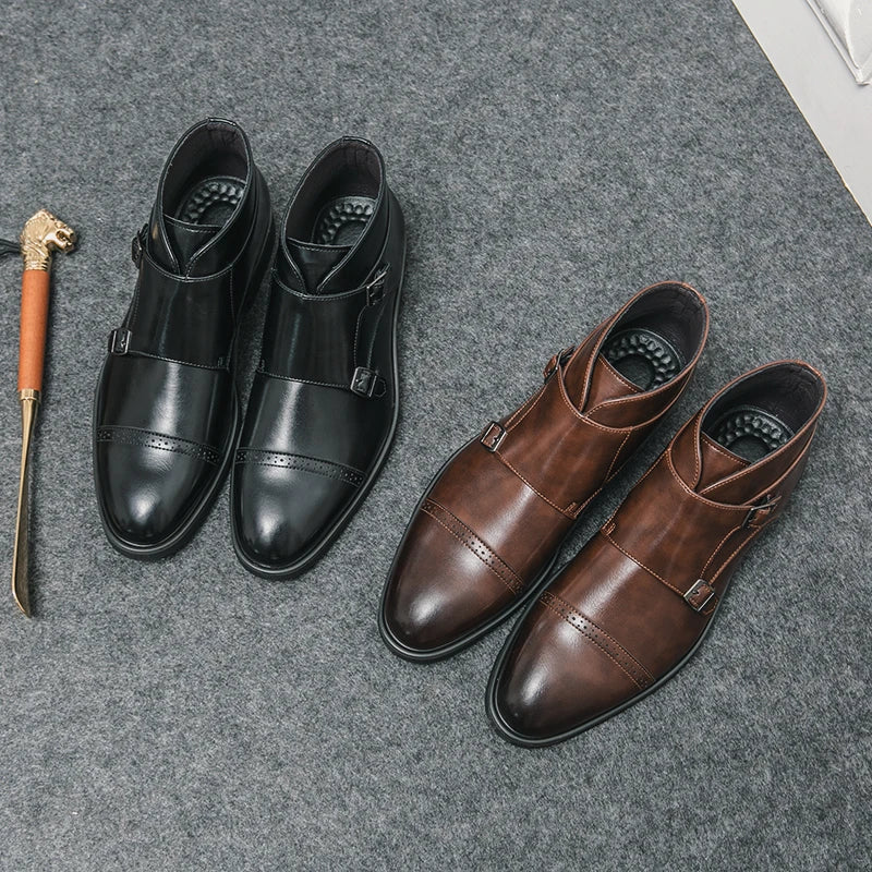 Jacob ™ | Stylish Double Monk Strap Boots