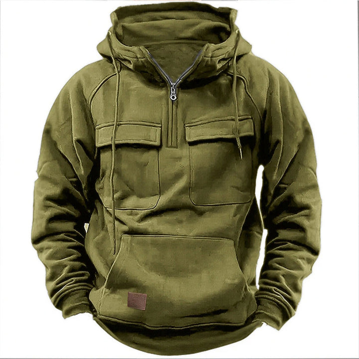 Heino ™ | Stylish Zip-Up Utility Hoodie