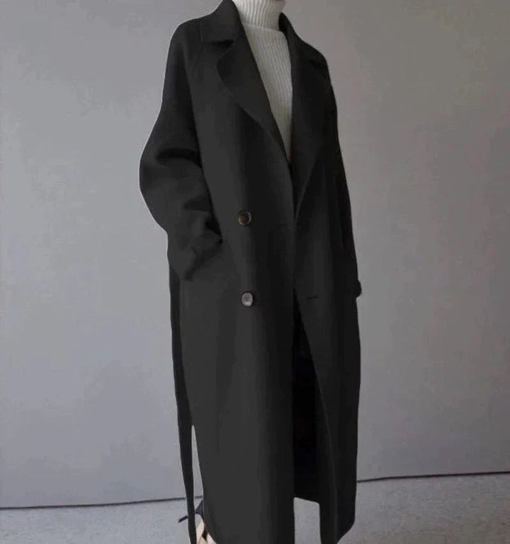 Kaitlyn™ | Elegant Wool-Blend Long Coat