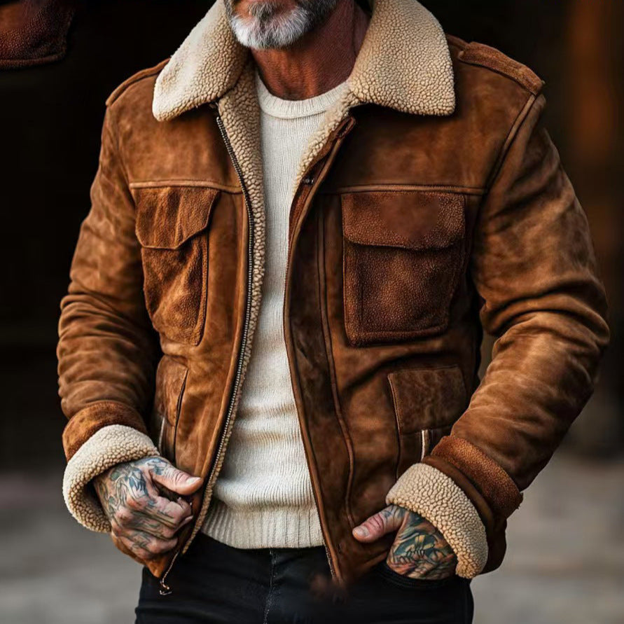 Ludvig ™ | Shearling Lined Leather Bomber Jacket