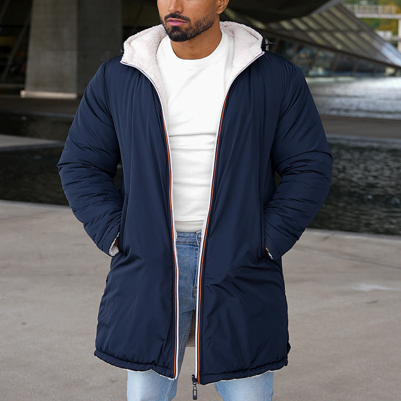 Claus ™ | Fleece Lined Hooded Jacket with Contrast Pocket