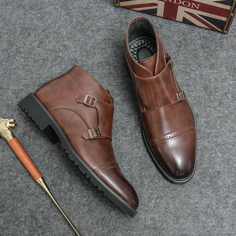 Jacob ™ | Stylish Double Monk Strap Boots