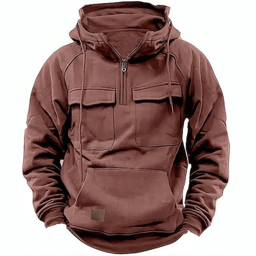 Heino ™ | Stylish Zip-Up Utility Hoodie