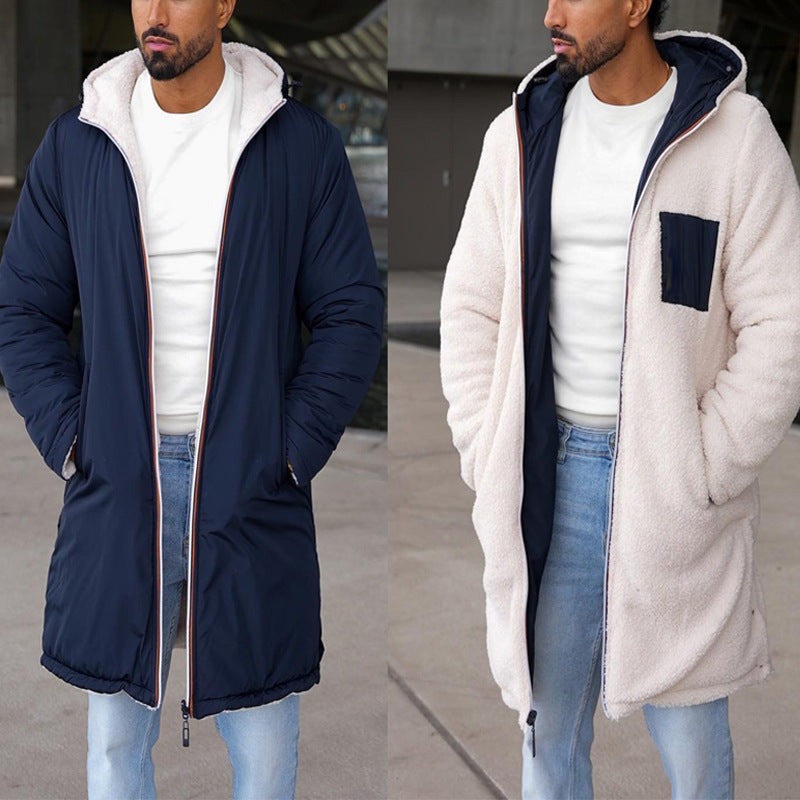 Claus ™ | Fleece Lined Hooded Jacket with Contrast Pocket