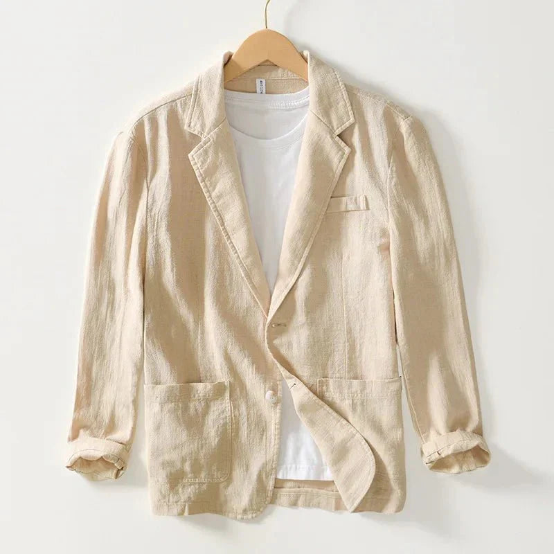 Laurent™ | Linen Blazer