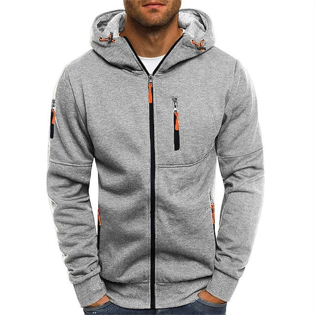 Adolf™ | Stylish Zip-Up Hooded Jacket