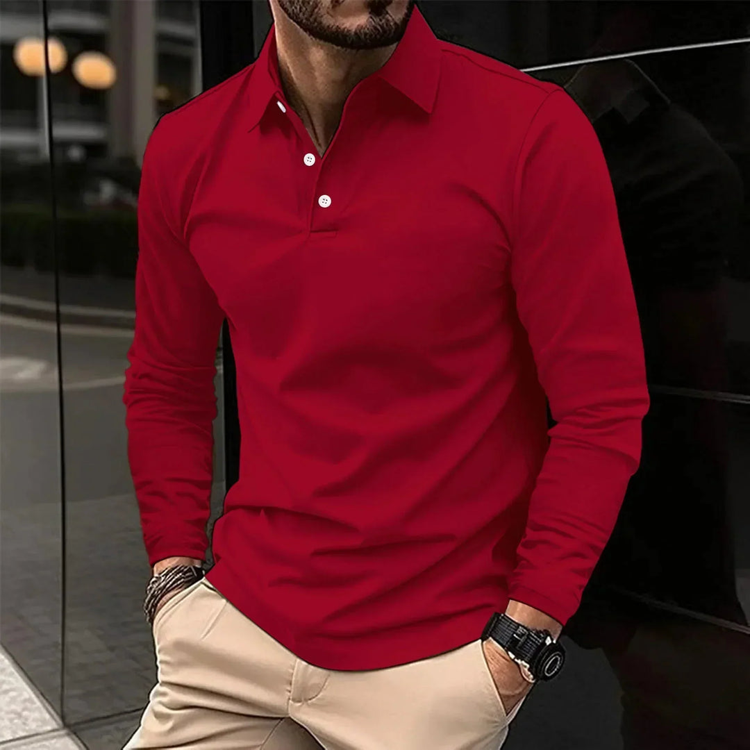 Friedrich™ | Stylish Casual Long-Sleeve Polo