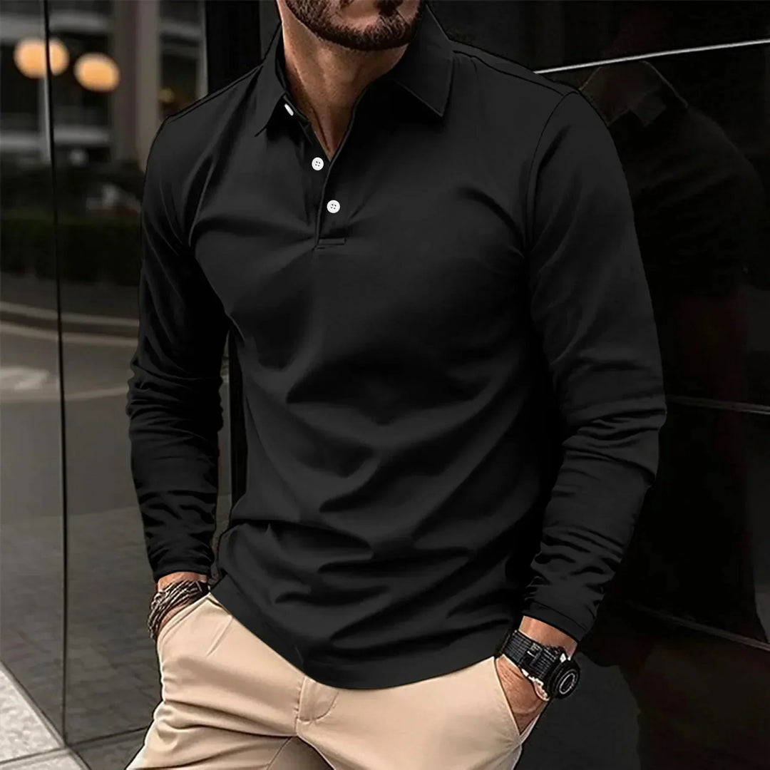 Friedrich™ | Stylish Casual Long-Sleeve Polo