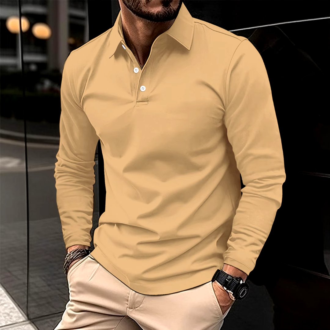 Friedrich™ | Stylish Casual Long-Sleeve Polo