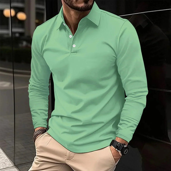 Friedrich™ | Stylish Casual Long-Sleeve Polo